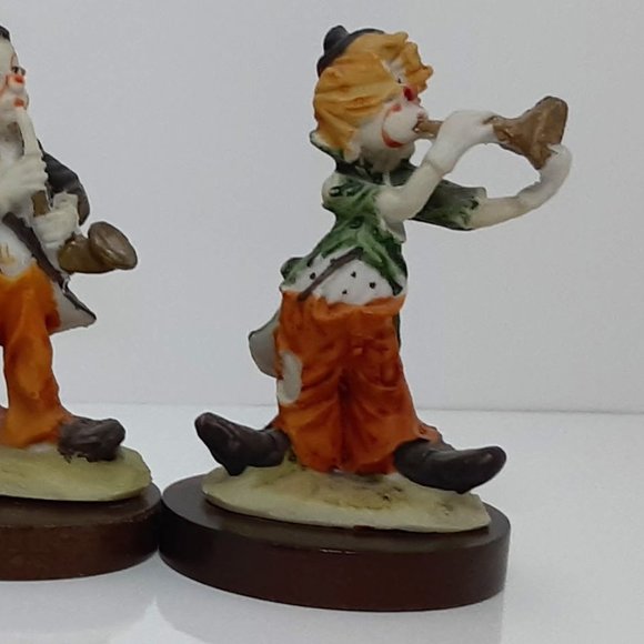 Vintage Pucci Arnart Hobo Clown Resin Figures - Lot of 4 - Picture 5 of 6